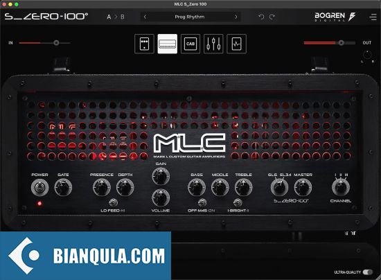 吉他放大器插件 – Bogren Digital AmpKnob MLC S_Zero 100 v1.0.39 MacOS