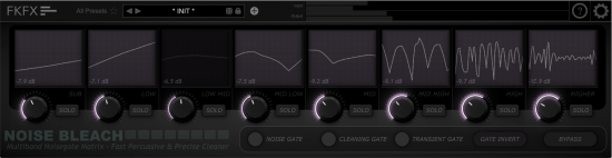噪声门 – FKFX Audio Noise Bleach v1.5.2 MacOS