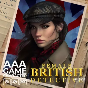 Epic Stock Media AAA Game Character British Female Detective WAV-FANTASTiC