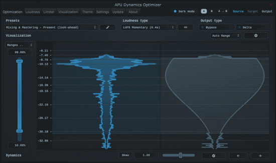 支持现代音量度量的动态优化器 APU Software APU Dynamics Optimizer 2.8.3 WIN
