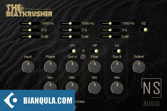 失真插件 – NS Audio THE BEATKRUSHER v1.1 Win/Mac