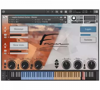 吉他连奏过渡 – David Forner El Dorado Legato Ambient Guitar KONTAKT