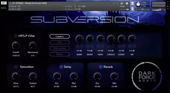黑暗风格 – Dark Force Audio Subversion KONTAKT