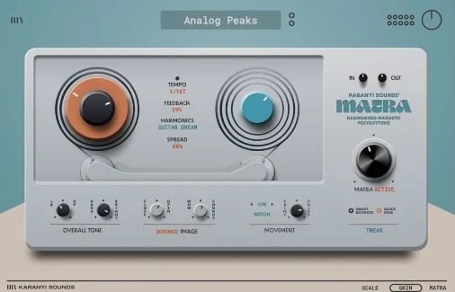延迟效果器 – Karanyi Sounds Matra v1.0.0 Win/Mac