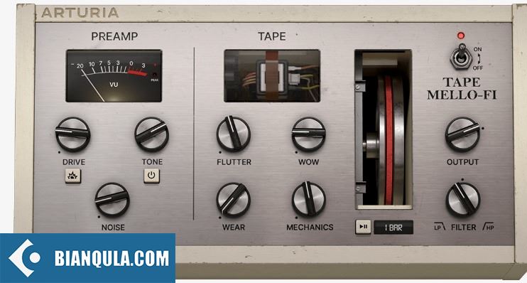 磁带效果器 – Arturia Tape MELLO-FI 1.4.0.5460 WIN
