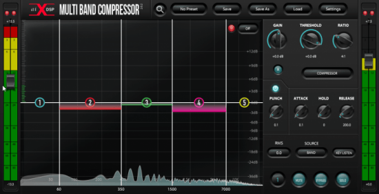 多波段压缩器 – aiXdsp Multi Band Compressor v2.0.3 WIN