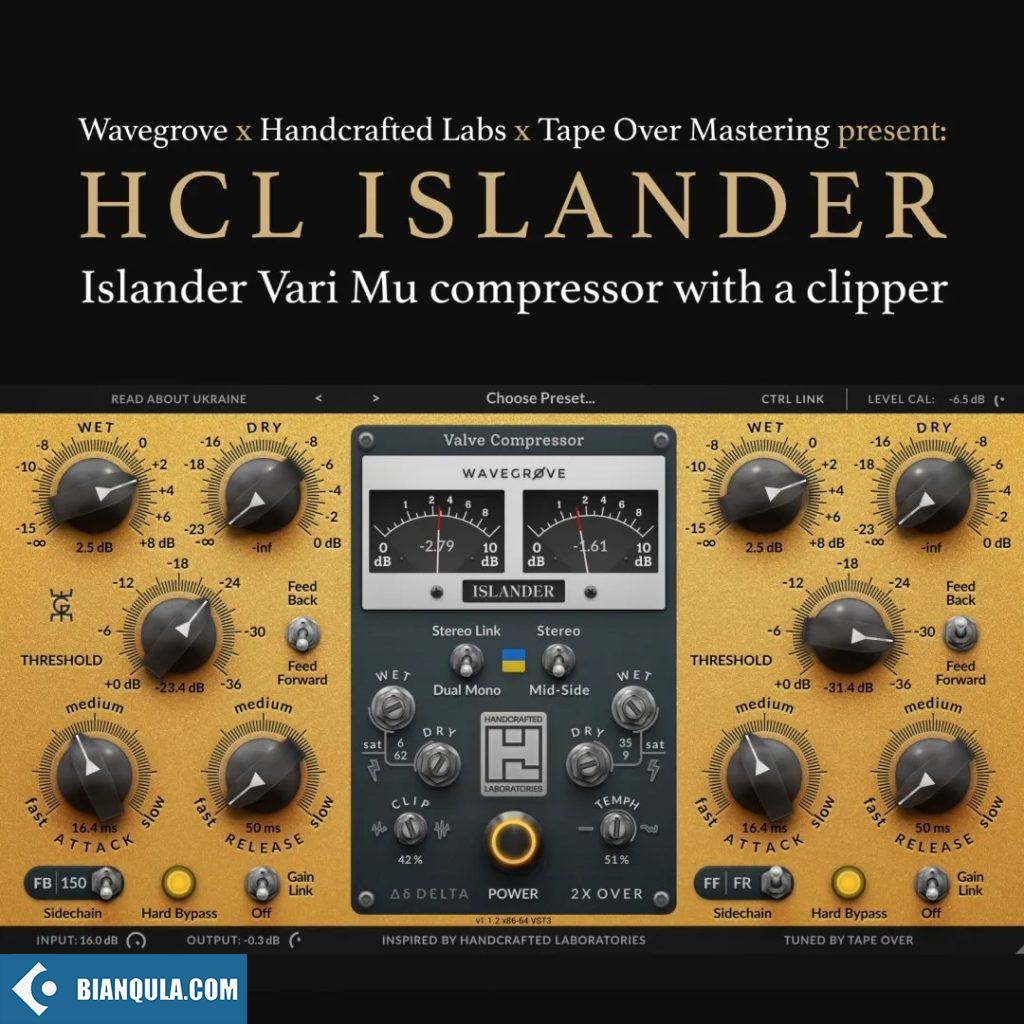 压缩器插件 Wavegrove HCL Islander v1.3.8 WIN