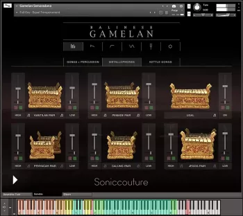 印度尼西亚的乐器合奏 – Soniccouture Balinese Gamelan II v2.1.0 KONTAKT