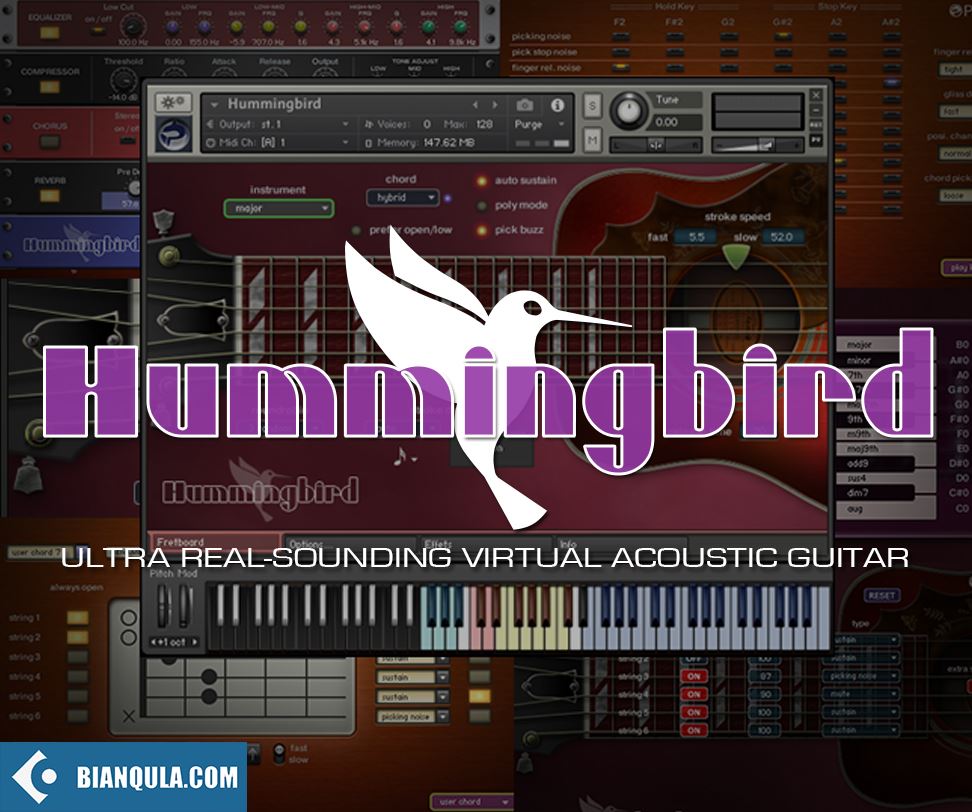 蜂鸟木吉他 – Prominy Hummingbird v1.2.6 KONTAKT