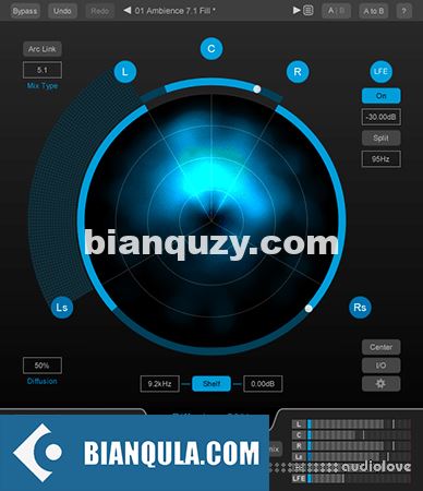 3D环绕声控制 NUGEN Audio Halo Upmix 1.7.1.5 WIN