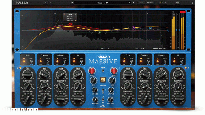 均衡器插件 – Pulsar Audio Pulsar Massive v1.3.5 WIN