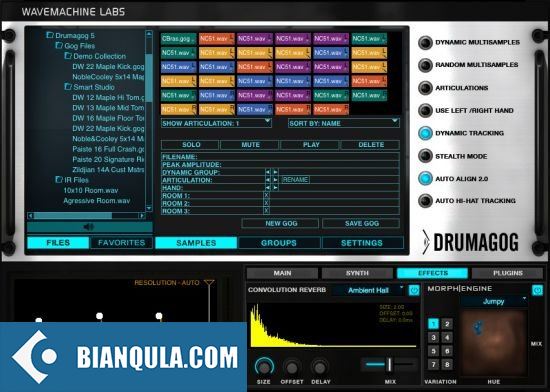 自动样本替换原声鼓插件 WaveMachine Labs Drumagog 5.5.4 WIN