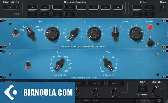 经典中频均衡器 – Red Rock Sound MEQ-5 v1.5.2 WIN