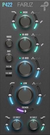 多用途通道比例均衡器 – Pulsar Modular P422 Fairuz v0.5.0 MacOS