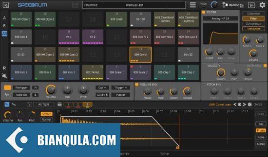 打击乐采样器 – Apisonic Labs Speedrum v2.1.0 WIN