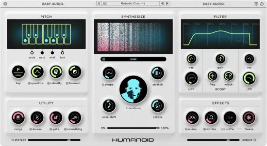 声码器 – Baby Audio Humanoid 1.0 WIN