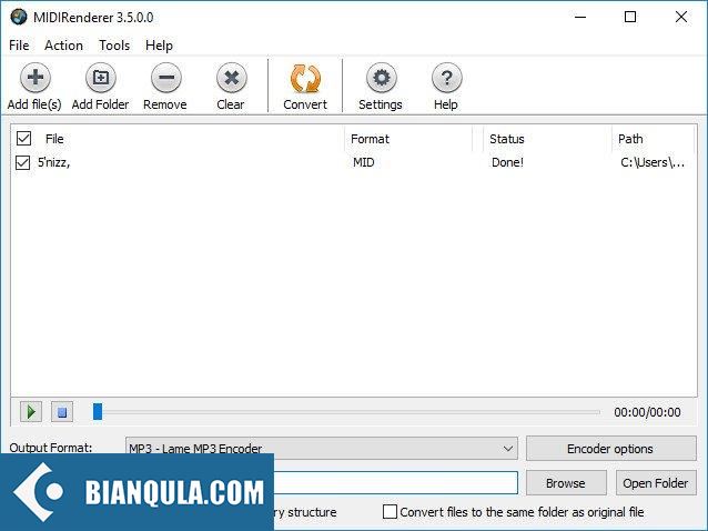 简单实用的MIDI转换软件 – Abyssmedia MIDIRenderer 4.3 WIN