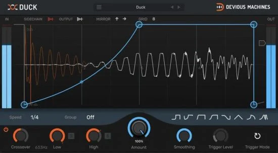 LFO音量调制工具 – Devious Machines Duck 1.3.11 WIN