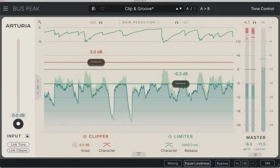 限制器 – Arturia Bus PEAK v1.0.0 MacOS