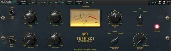 KC1管式压缩机 – Kiive Audio KC1 Tube Compressor v1.0.0 WIN