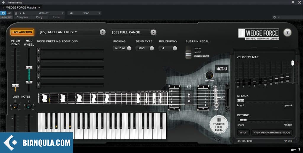 电吉他 – Plugin Alliance WEDGE FORCE Matcha v1.5.0 WIN