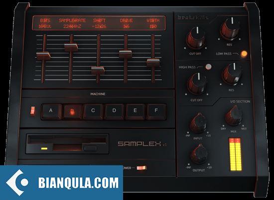 采样器仿真插件 – BeatSkillz Samplex v3.1.5.2 WiN