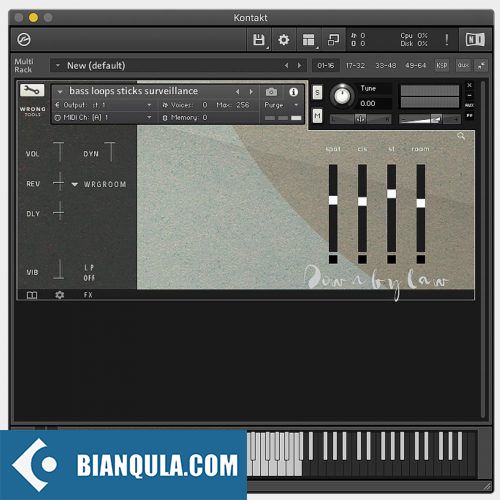 木质原声贝司 – Wrongtools Down By Law KONTAKT-ohsie