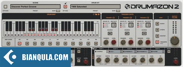 第二代 909 风格的虚拟鼓机 – D16 Group Drumazon 2.0.5 WIN