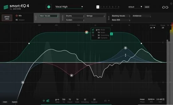 音调平衡插件 – Sonible smartEQ 4 1.0.2 WIN