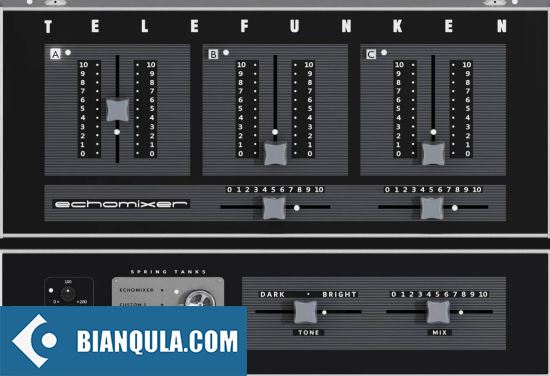 弹簧混响 – Audiopunks AP Telefunken Echomixer v1.2.0 WIN