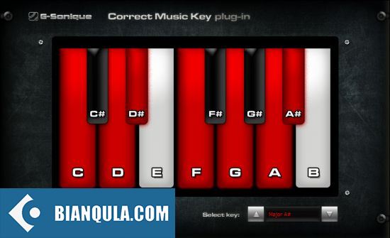 调式矫正辅助插件 – G-Sonique Correct Music Key 1.0.0 WIN