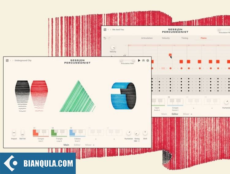 智能鼓打击乐 – Native Instruments Session Percussionist KONTAKT