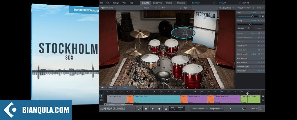 斯德哥尔摩鼓 – Toontrack STOCKHOLM SDX (SOUNDBANK)