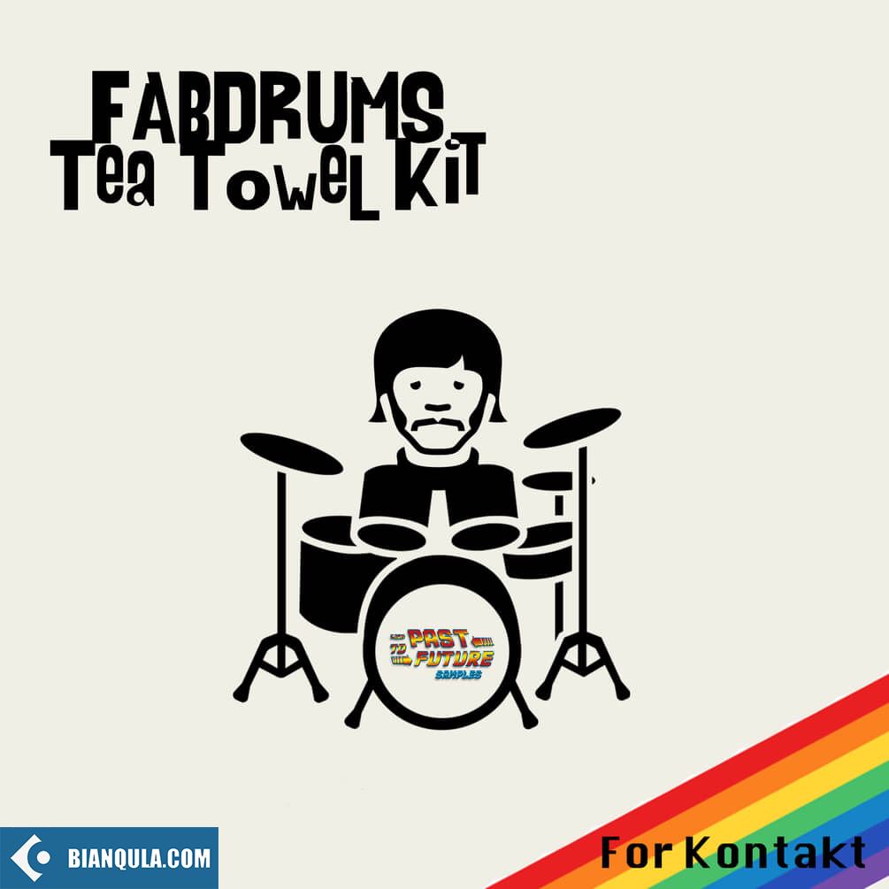 PastToFutureSamples Fab Drums Tea Towel Kit KONTAKT