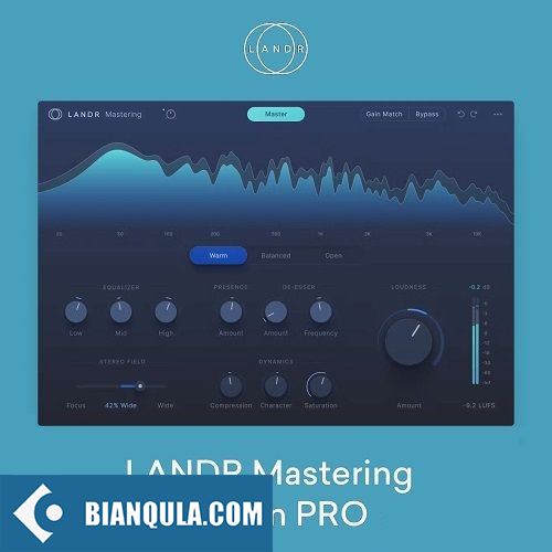 AI母带 LANDR Mastering Plugin Pro 1.1.22 WIN