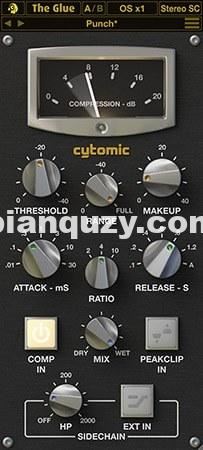 胶水模拟压缩器 – Cytomic The Glue v1.7.0 WIN