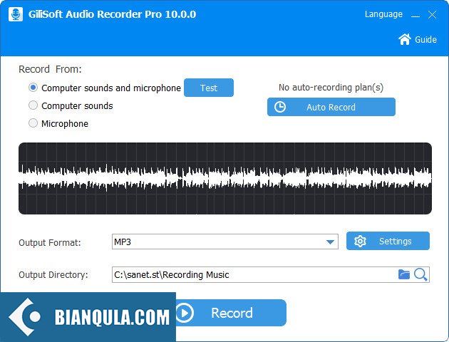 录音机 – GiliSoft Audio Recorder Pro 12.0 WIN