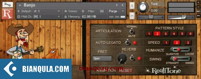 班卓琴 Realitone RealiBanjo 3.0.0 KONTAKT