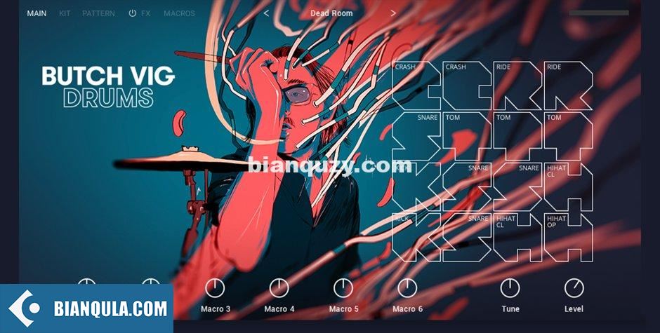 Butch Vig鼓 – Native Instruments Butch Vig Drums v1.1.0 KONTAKT