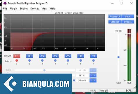 均衡器 – Sonoris Parallel Equalizer 1.2.0 WIN