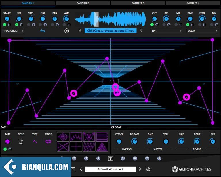颗粒变形绘图采样器 – Glitchmachines Palindrome v1.4.0 macOS WIN