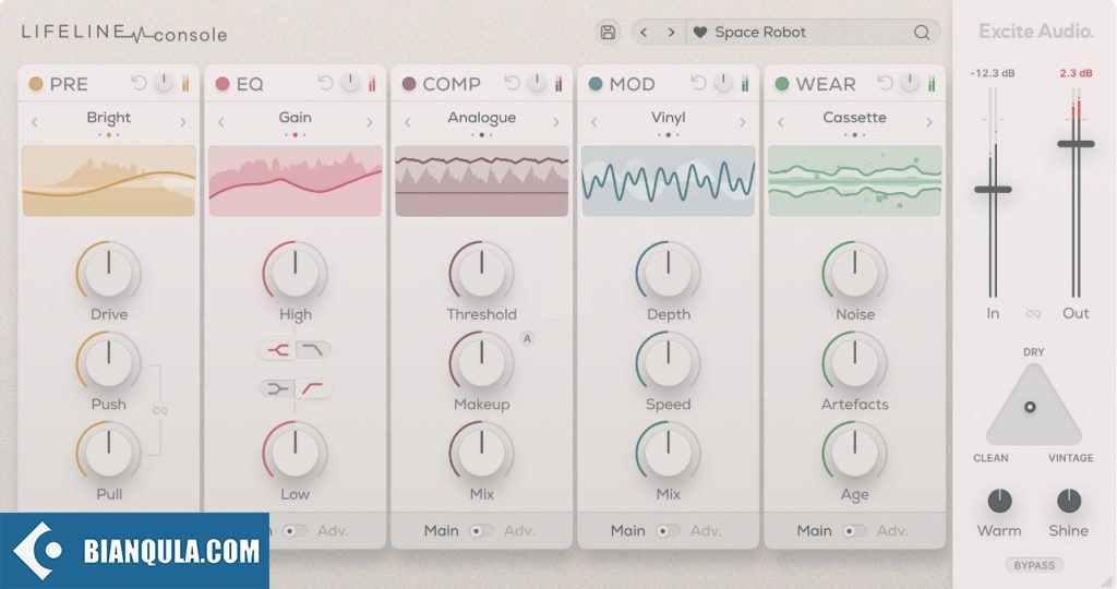 生命线通道条 – Excite Audio Lifeline Console v1.1.2.2 WIN