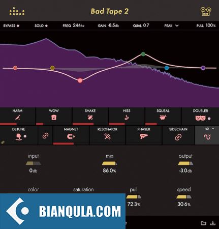 磁带模拟 – Denise Audio Bad Tape 2 v1.0.0.2023 Win/Mac