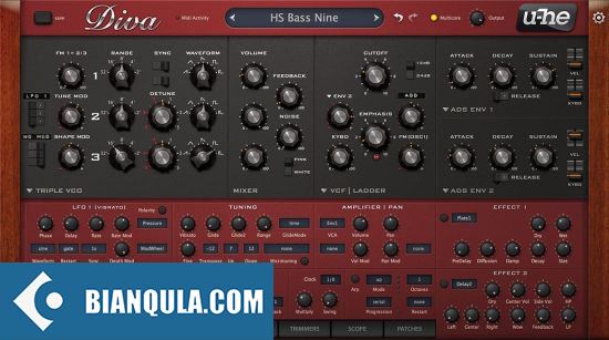 Heckmann Audio u-he Diva v1.4.7 WIN/MAC v1.4.5.12092 LINUX