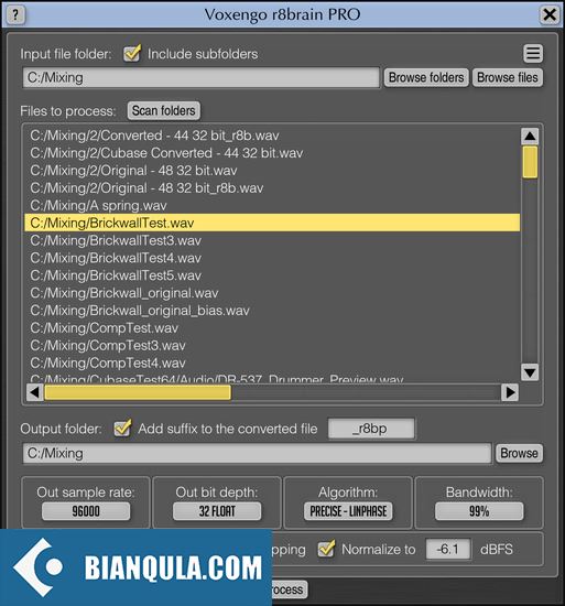 采样率转换器 – Voxengo r8brain Pro 2.12.0 WIN