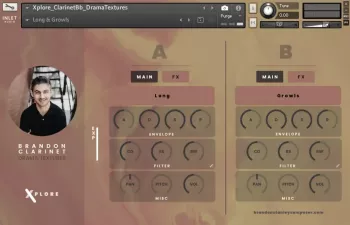 单簧管 – inletaudio Clarinet Drama Textures KONTAKT-ARCADiA