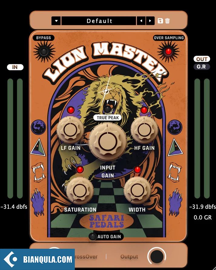 限制器 – Safari Pedals Lion Master Mastering Limiter plugin 1.5.72 WIN