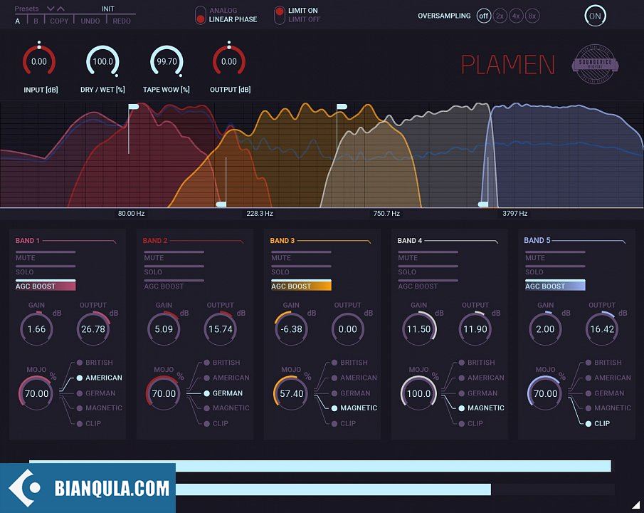 多频段饱和器 – United Plugins & Soundevice Digital Plamen v1.1 WIN