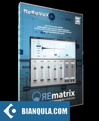 脉冲响应混响 – Overloud REmatrix v1.2.12+混响库 WIN/v1.2.11 MAC