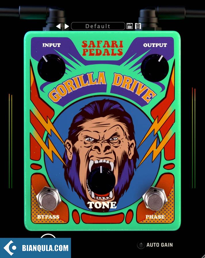 大猩猩过载 – Safari Pedals Gorilla Drive – Warm analog saturation in a plugin 1.0.23 WIN